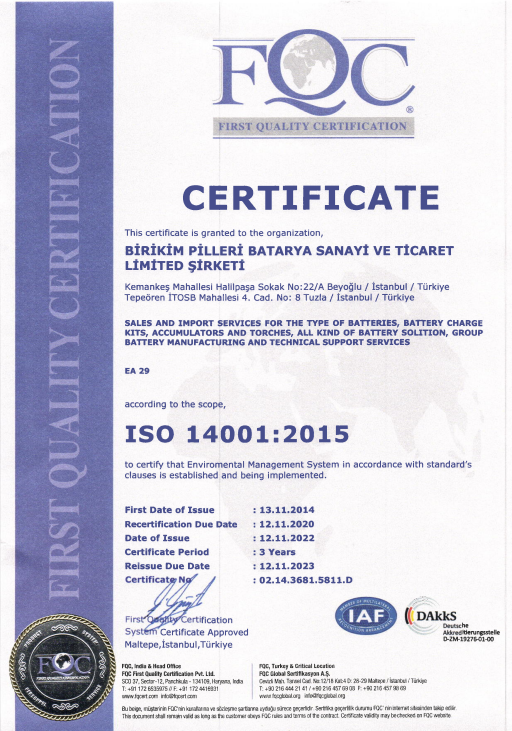 ISO 14001: 2015